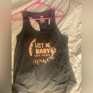 Black Razor Back Tank